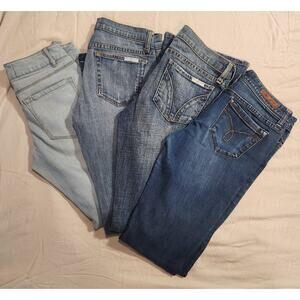 Lot Of 4 Womens Size 5 Jeans Celebrity Pink, Bui•Yah•Kah, American Rag